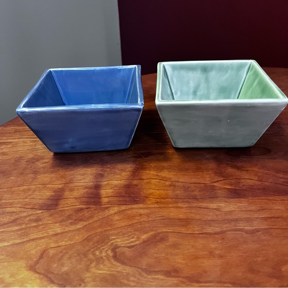 Pottery Barn Sausalito Square Cereal Bowls